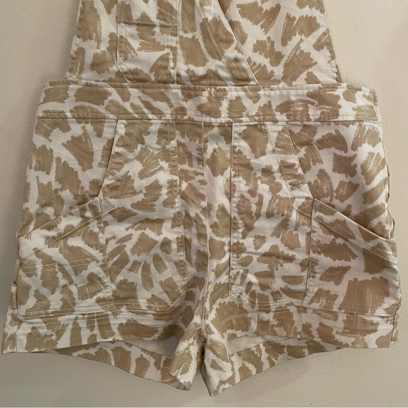 Anthropologie Maeve Gardeners Apron Shortalls Size 12 - Picture 8 of 13